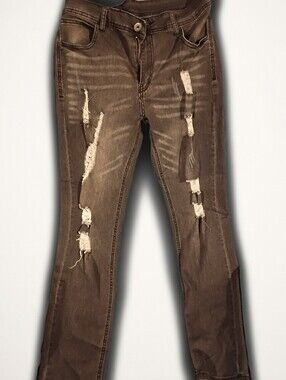 Young Men's Medium Distressed Jeans